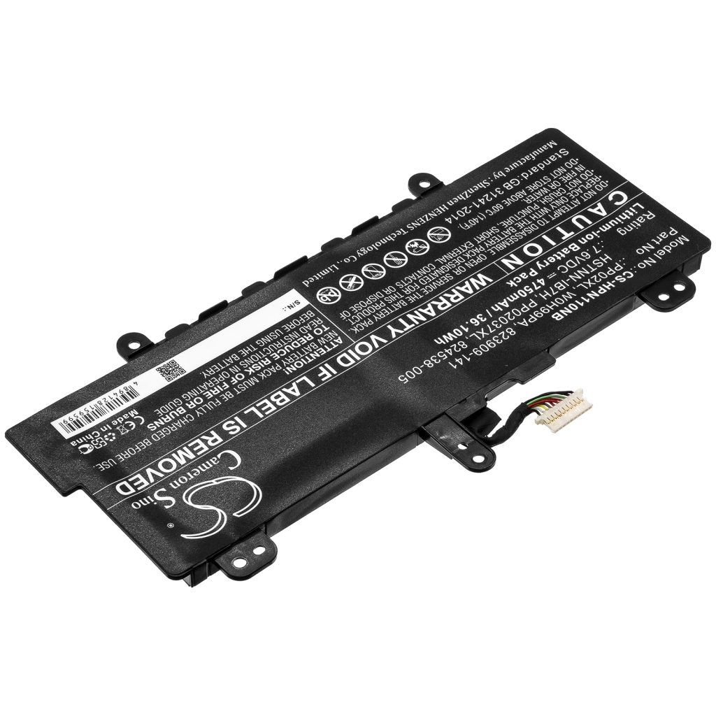 Batterijen Vervangt PP02XL