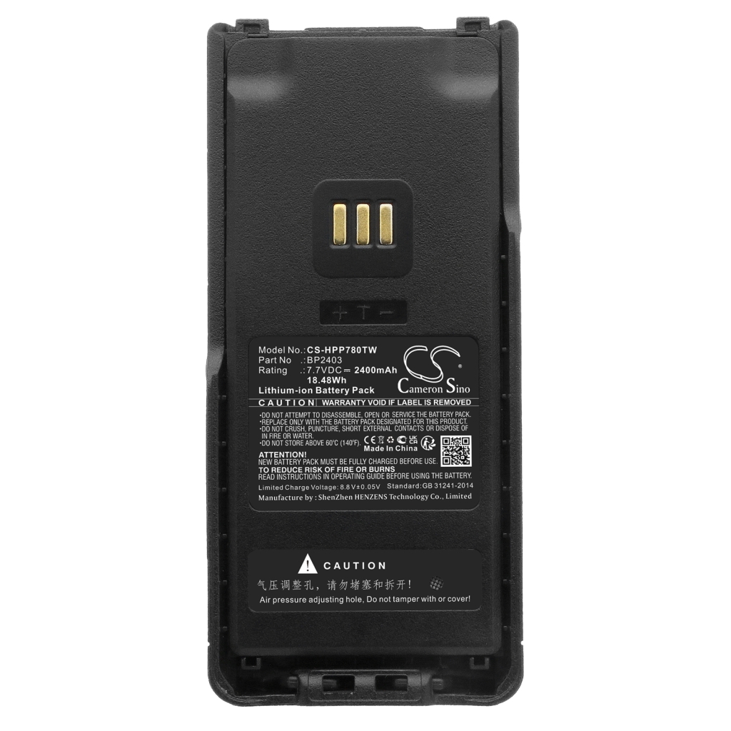 Batterij voor tweerichtingsradio Hytera HP780 (CS-HPP780TW)