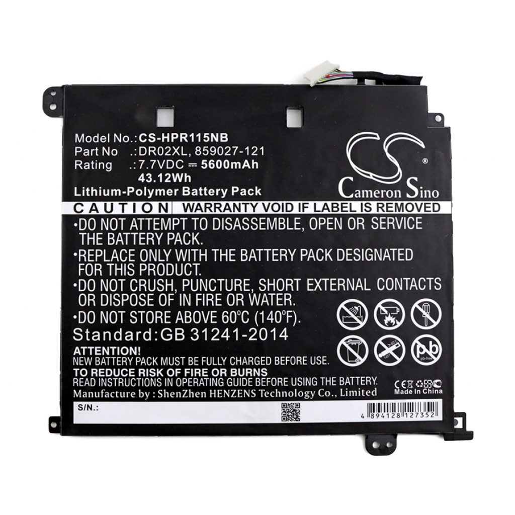 Batterijen Vervangt HSTNN-LB7M