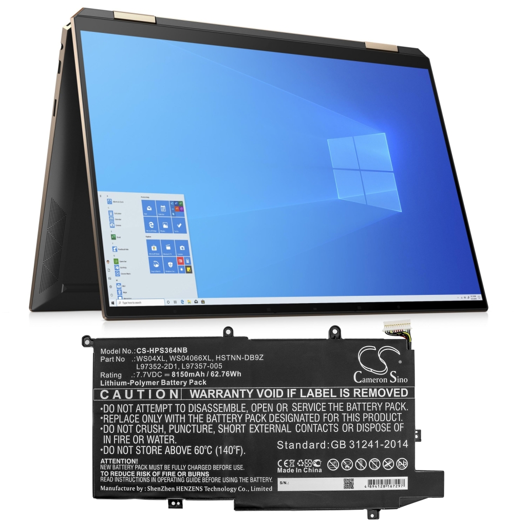 Notebook batterij HP CS-HPS364NB