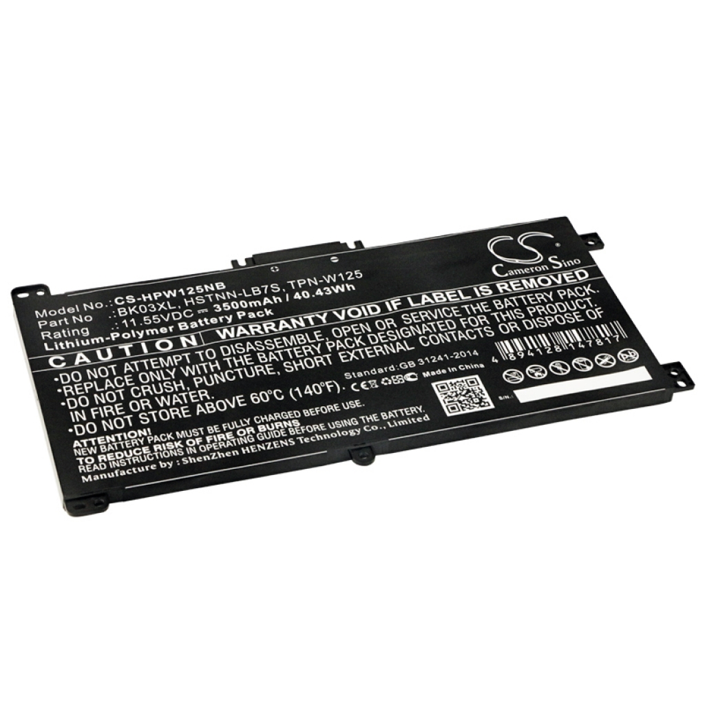 Notebook batterij HP Pavilion X360 14-BA039NA (CS-HPW125NB)