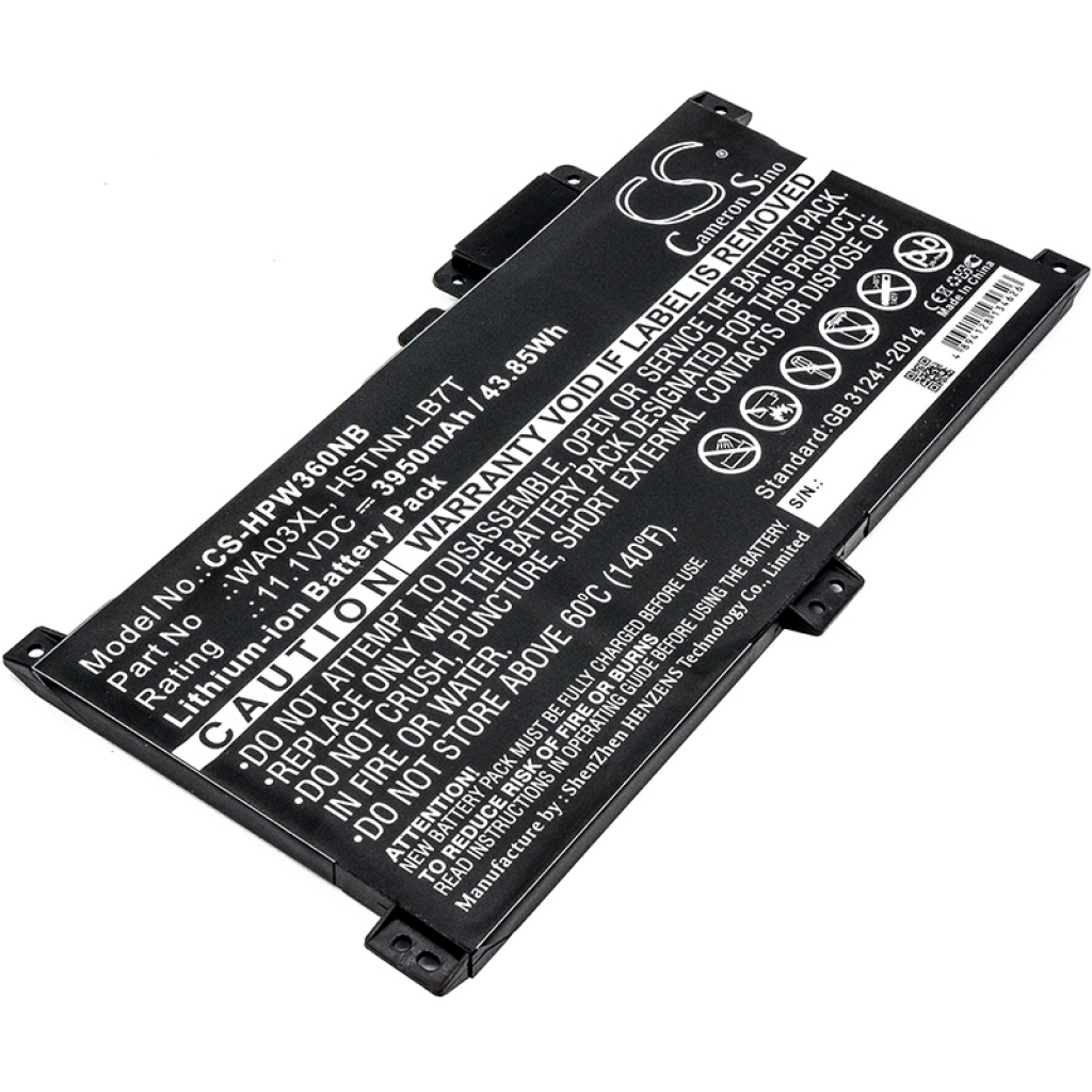 Notebook batterij HP Pavilion x360 - 15-br041nr (CS-HPW360NB)