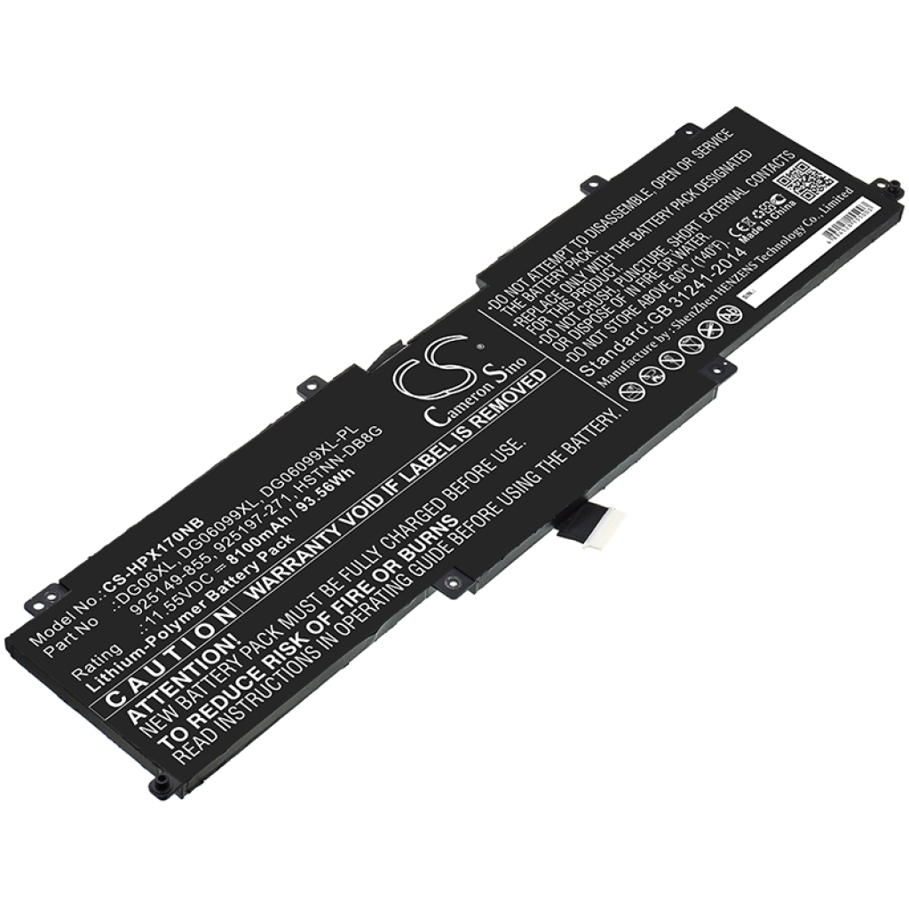 Notebook batterij HP Omen X 17-AP002UR (CS-HPX170NB)