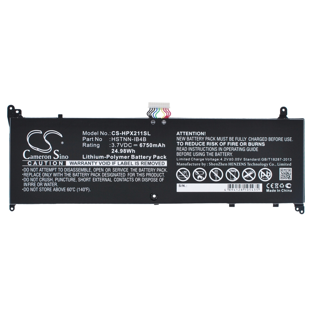 Tablet batterijen HP CS-HPX211SL