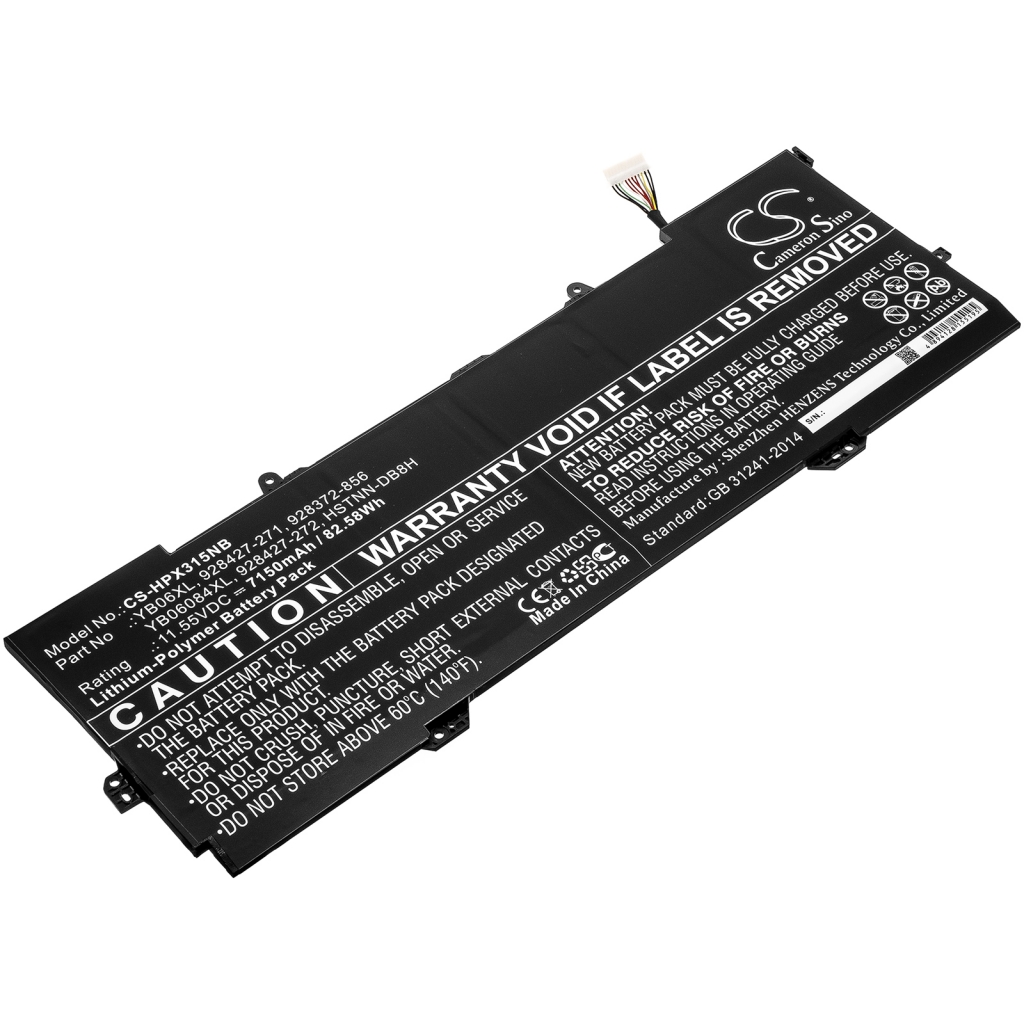 Notebook batterij HP Spectre X360 15-CH011NR (CS-HPX315NB)