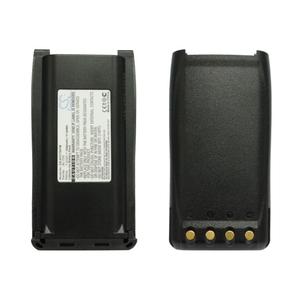 Batterij voor tweerichtingsradio Hytera TC-780. TC-780M