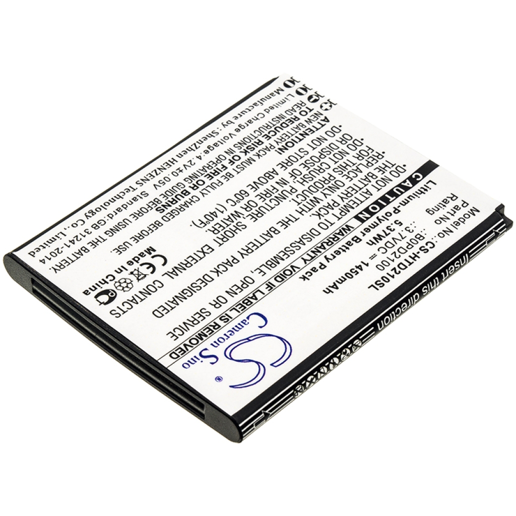 Batterij voor mobiele telefoon HTC CS-HTD210SL