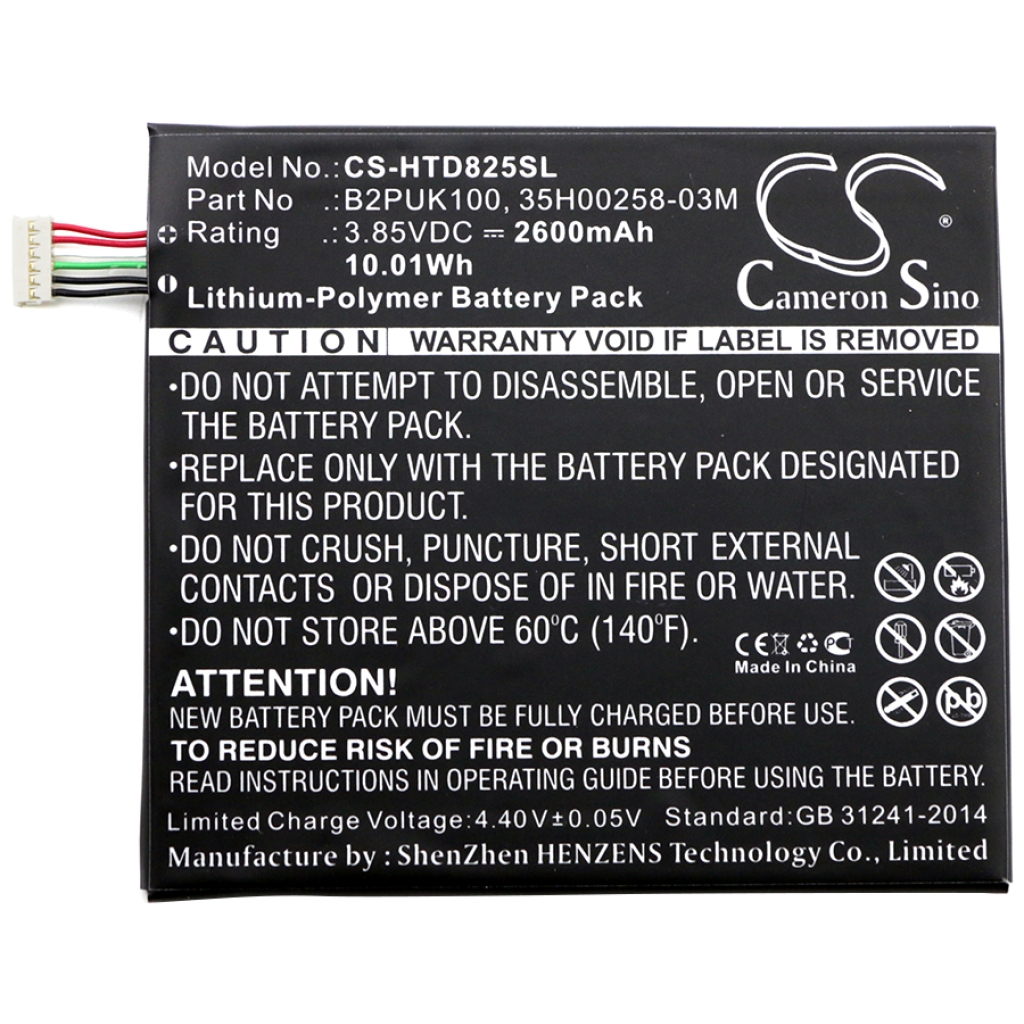 Batterijen Vervangt 35H00258-00M