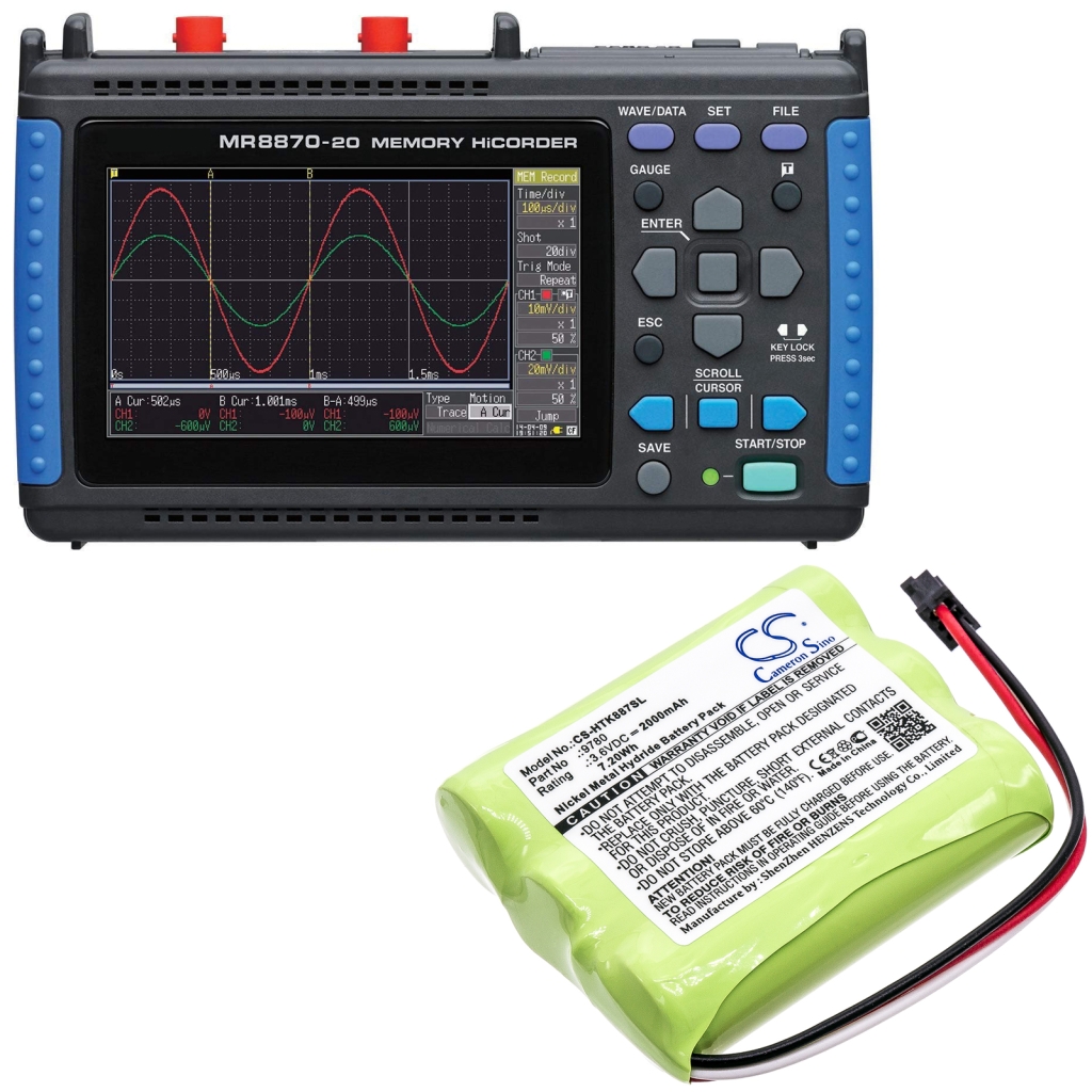 Batterij voor elektrisch gereedschap Hioki CS-HTK887SL