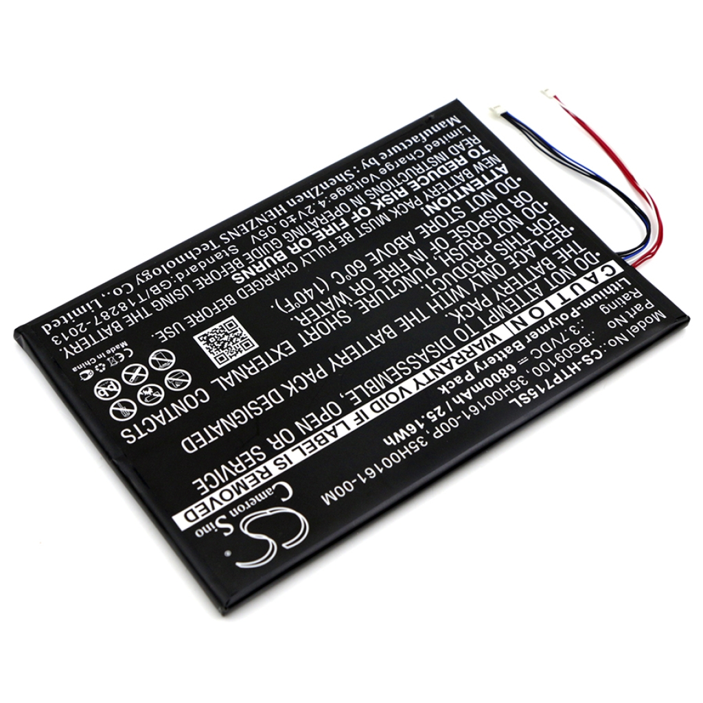 Tablet batterijen HTC CS-HTP715SL