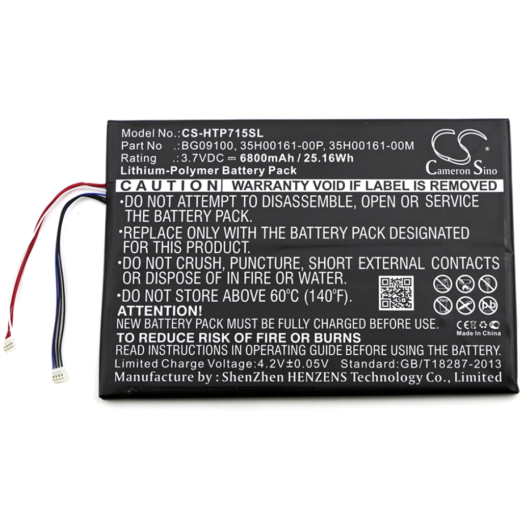 Tablet batterijen HTC CS-HTP715SL