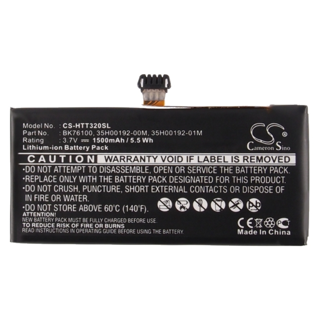 Batterij voor mobiele telefoon HTC CS-HTT320SL