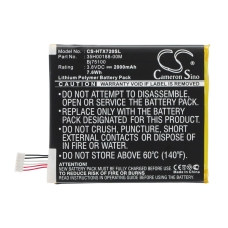 Compatibele batterijvervanging voor HTC  35H00188-00M, BJ75100, 35H00197-04M, 35H00191-00M, 35H00188-00P...