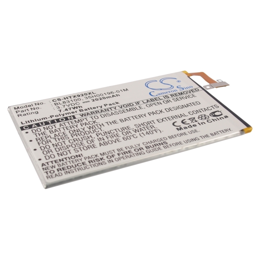 Batterij voor mobiele telefoon HTC CS-HTX920XL