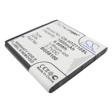 Compatibele batterijvervanging voor HTC  BA S560, 35H00150-06M, 35H00150-02M, BG58100, 35H00150-01M...