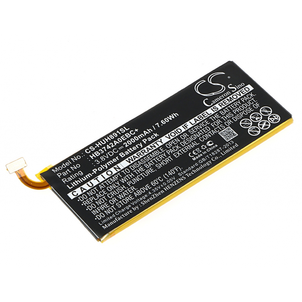 Batterij voor mobiele telefoon Huawei CS-HUH891SL