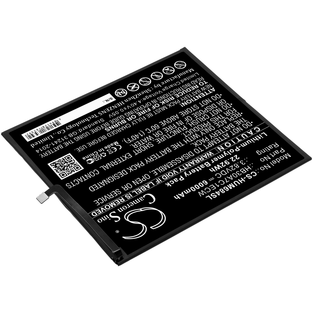 Tablet batterijen Huawei CS-HUM684SL