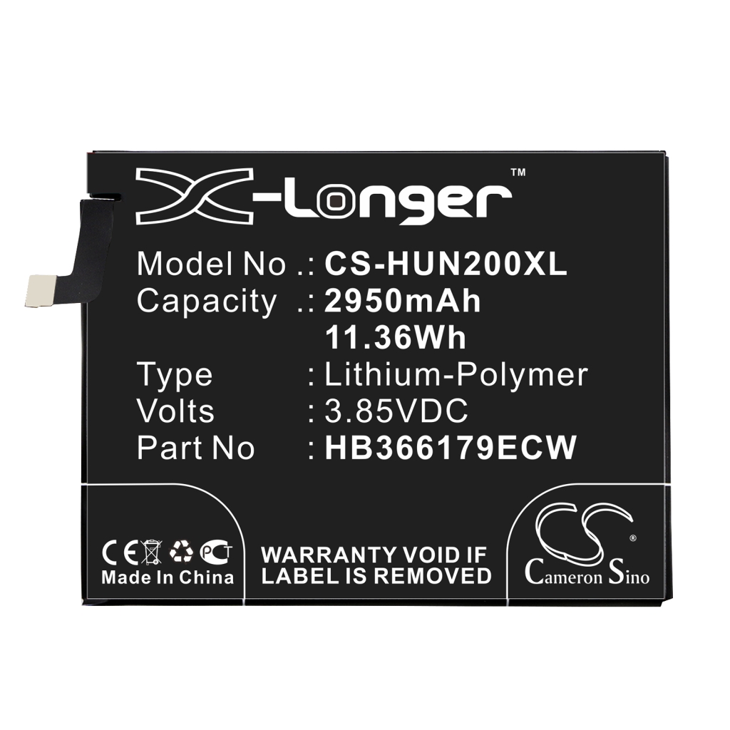 Compatibele batterijvervanging voor Huawei HB366179ECW