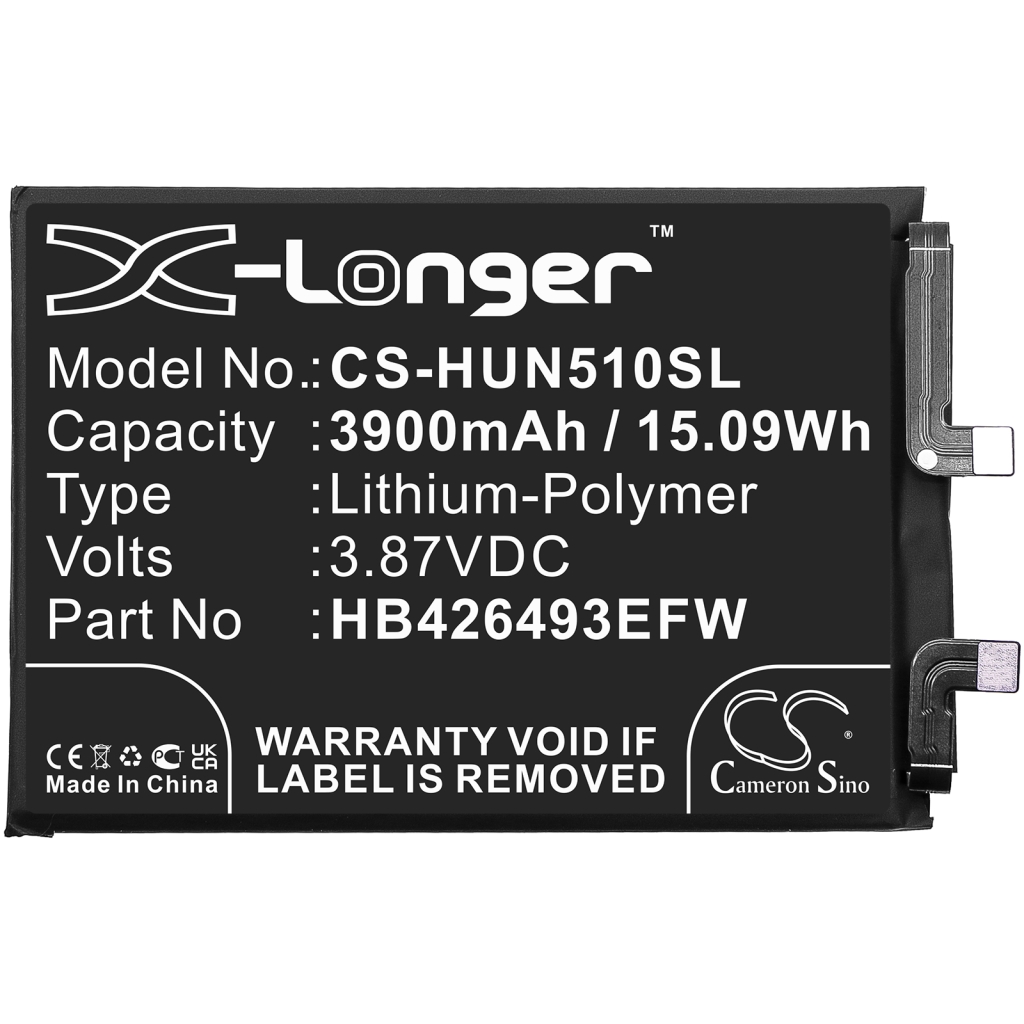 Compatibele batterijvervanging voor Huawei HB426493EFW