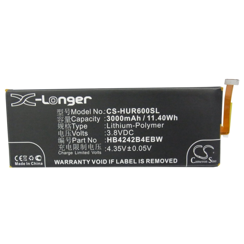 Compatibele batterijvervanging voor Huawei HB4242B4EBW