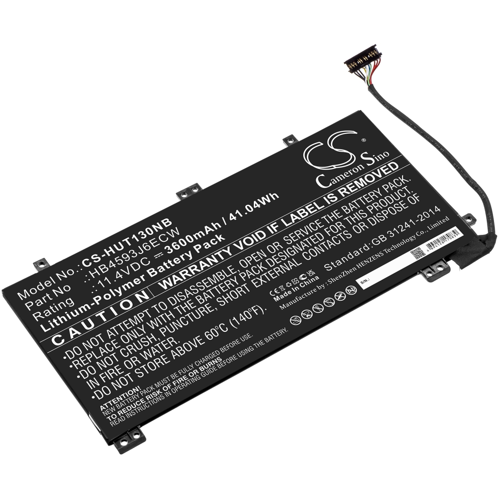 Notebook batterij Huawei WRT-W29