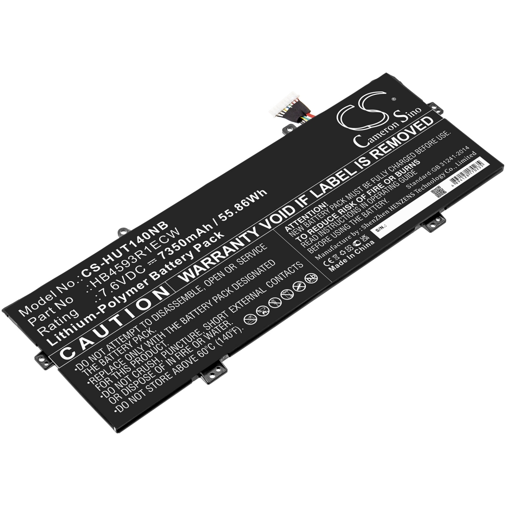 Notebook batterij Huawei MateBook 14 KLV-W29 (CS-HUT140NB)