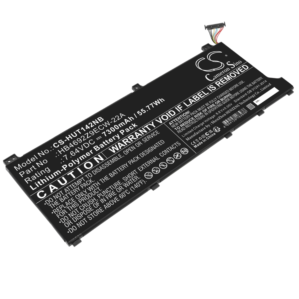 Notebook batterij Huawei CS-HUT142NB