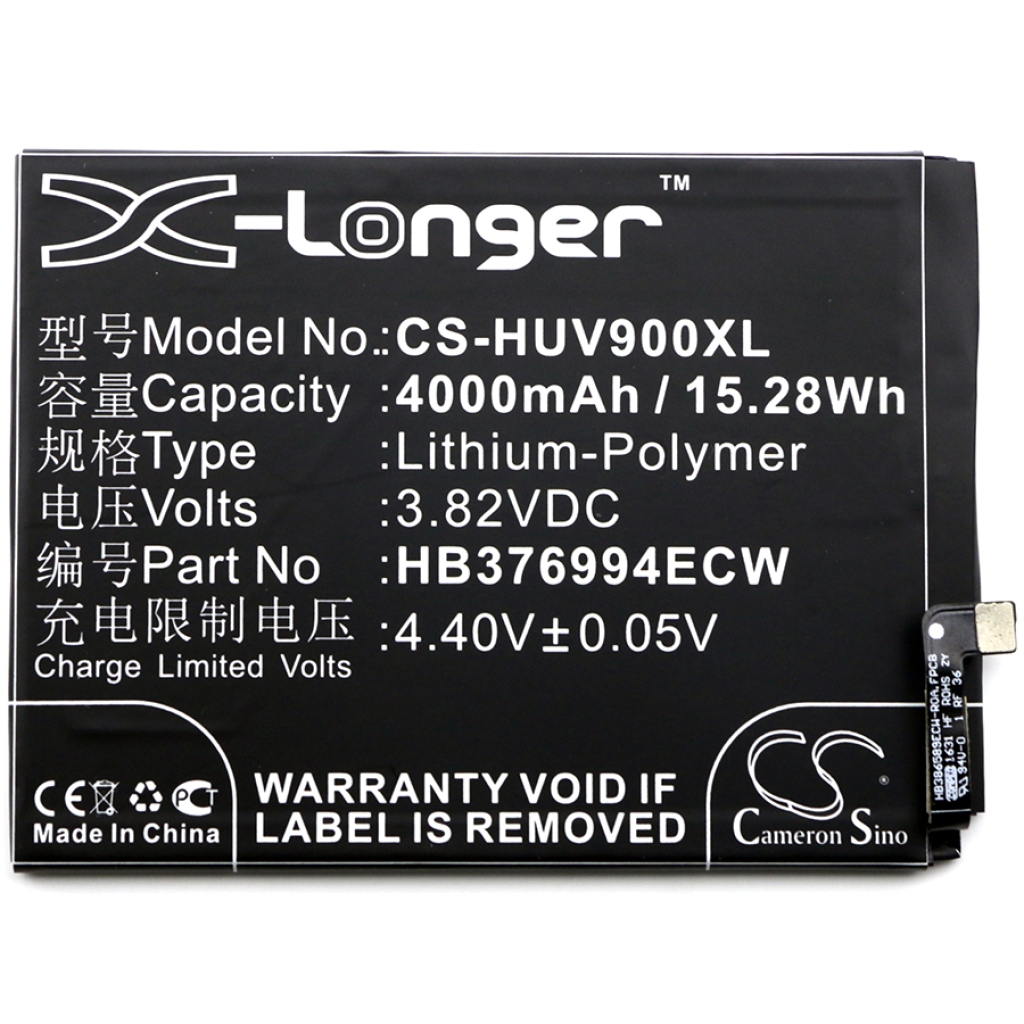 Compatibele batterijvervanging voor Huawei HB376994ECW