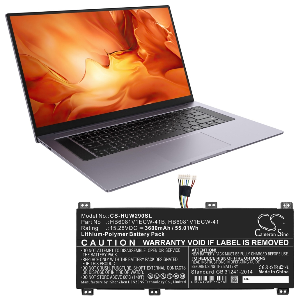 Notebook batterij Huawei MagicBook Pro 2020 (CS-HUW290SL)