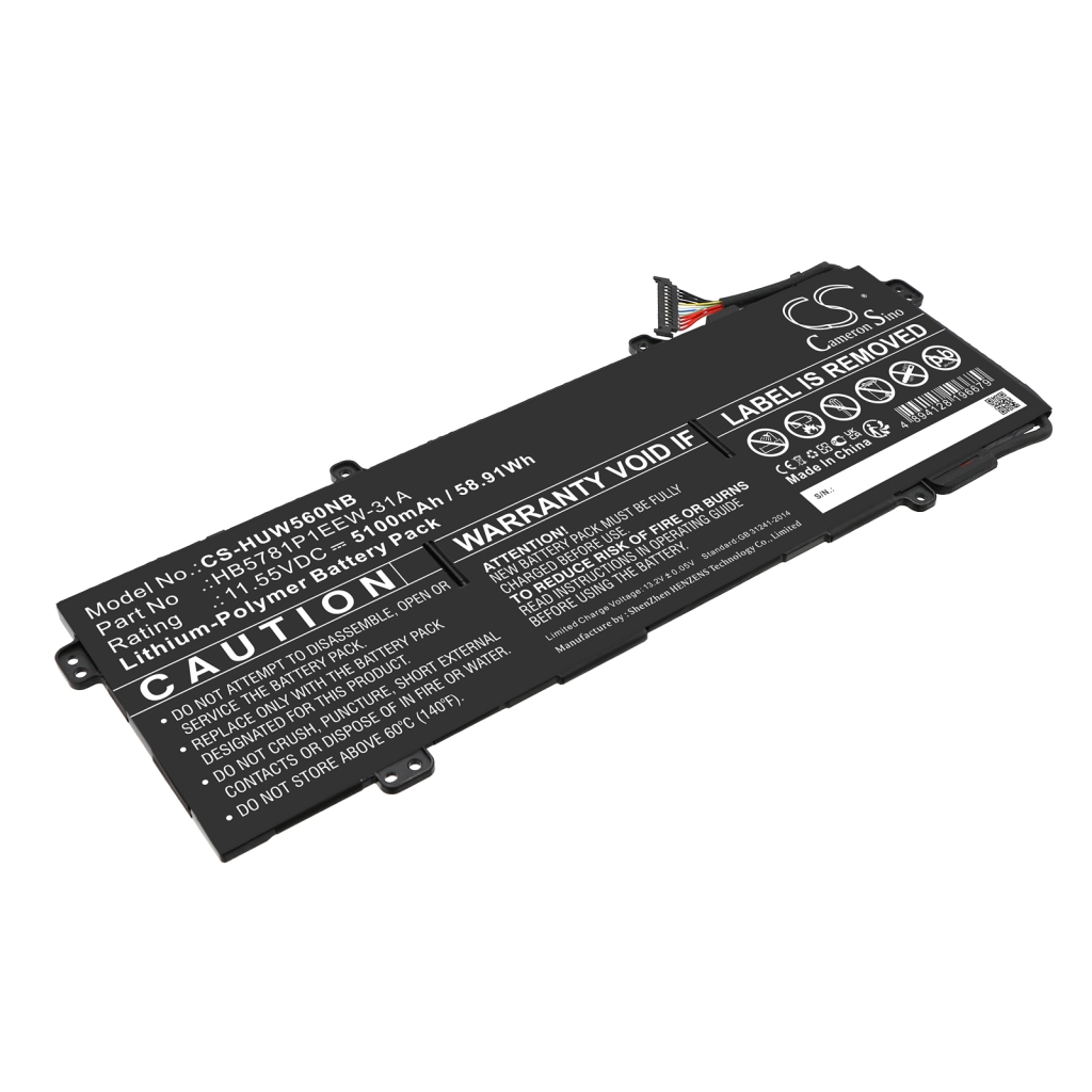 Notebook batterij Huawei MateBook 14S I7-11370 (CS-HUW560NB)