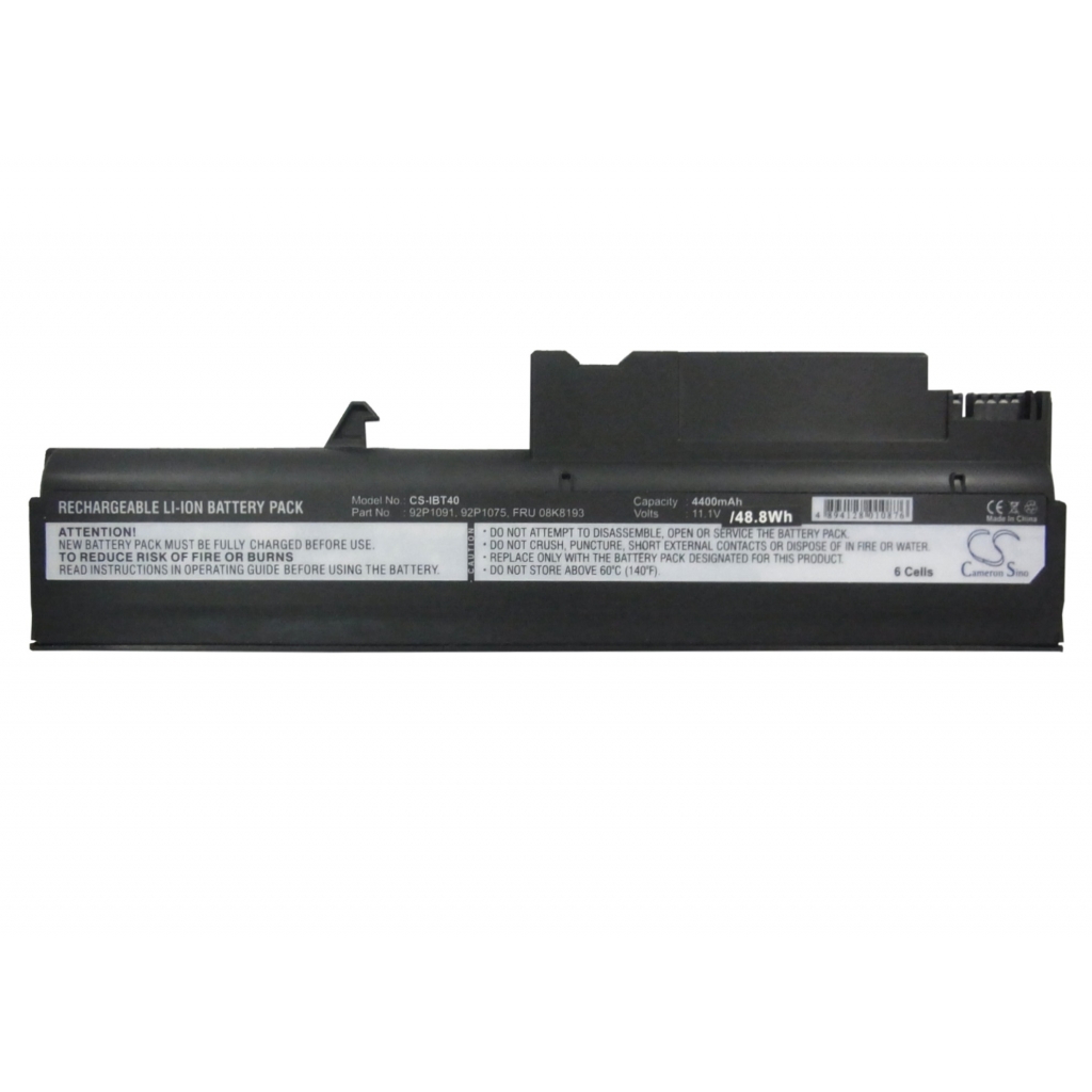 Notebook batterij IBM ThinkPad R50p 1832