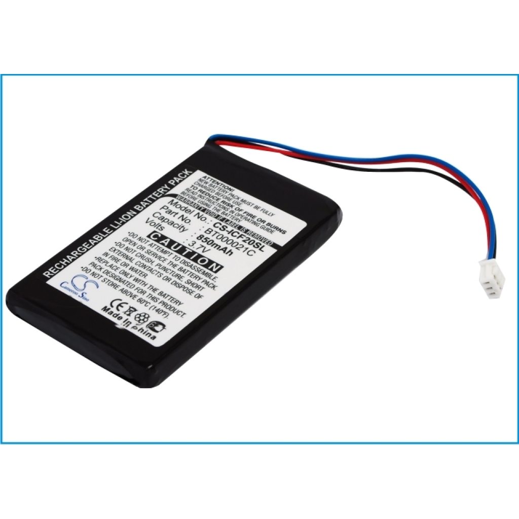 GPS, Navigator Batterij NAVMAN F20 Euro (CS-ICF20SL)