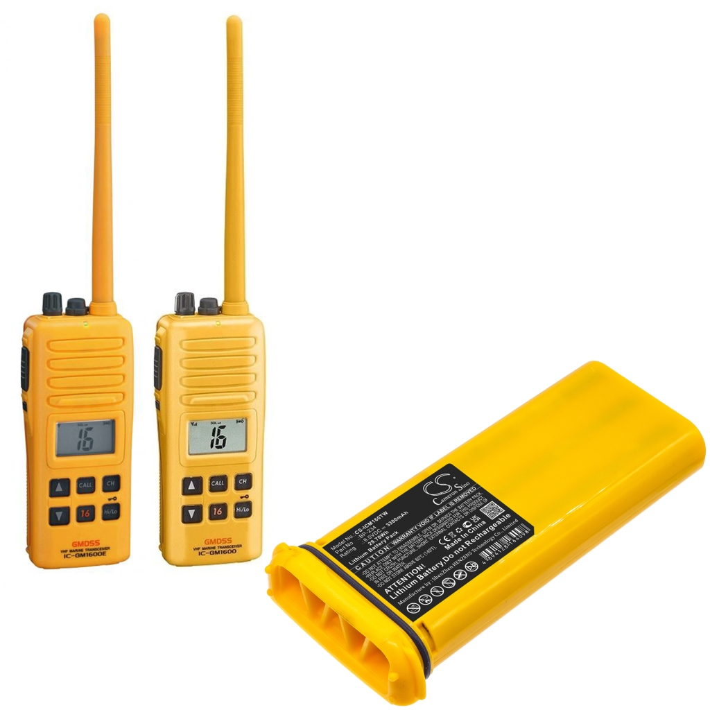 Batterij voor tweerichtingsradio Icom CS-ICM160TW