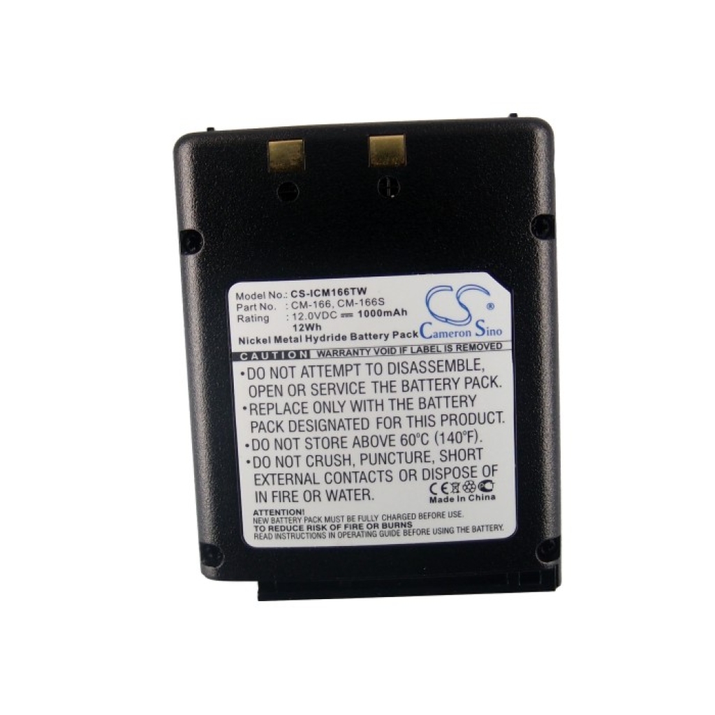Batterij voor tweerichtingsradio Icom CS-ICM166TW
