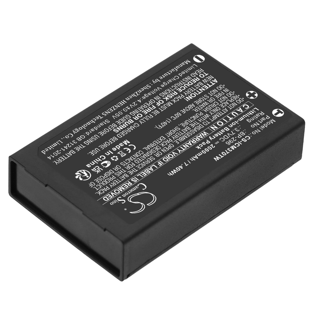 Batterij voor tweerichtingsradio Icom CS-ICM370TW