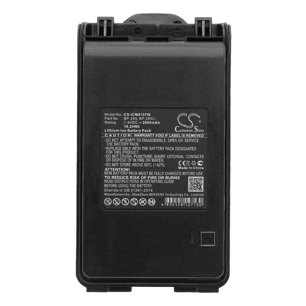 Batterij voor tweerichtingsradio Icom IC-3101