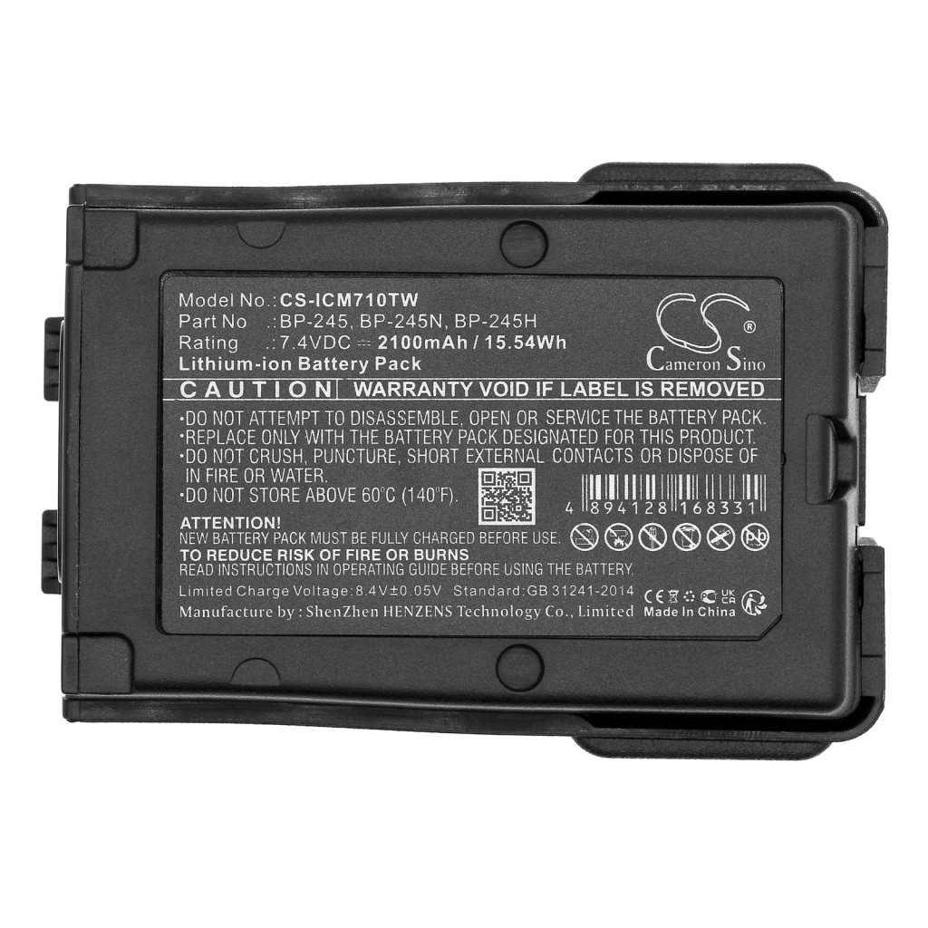 Batterijen Vervangt BP-245H