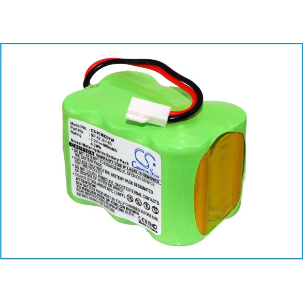 Batterij voor tweerichtingsradio Icom IC-4SE (CS-ICM820TW)