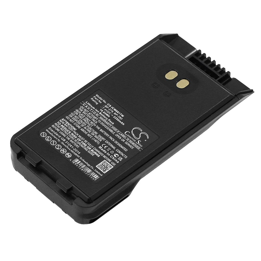 Batterij voor tweerichtingsradio Icom CS-ICM881TW