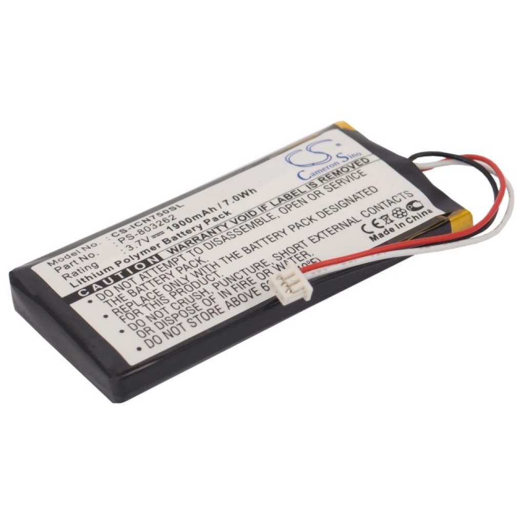 Batterijen GPS, Navigator Batterij CS-ICN750SL