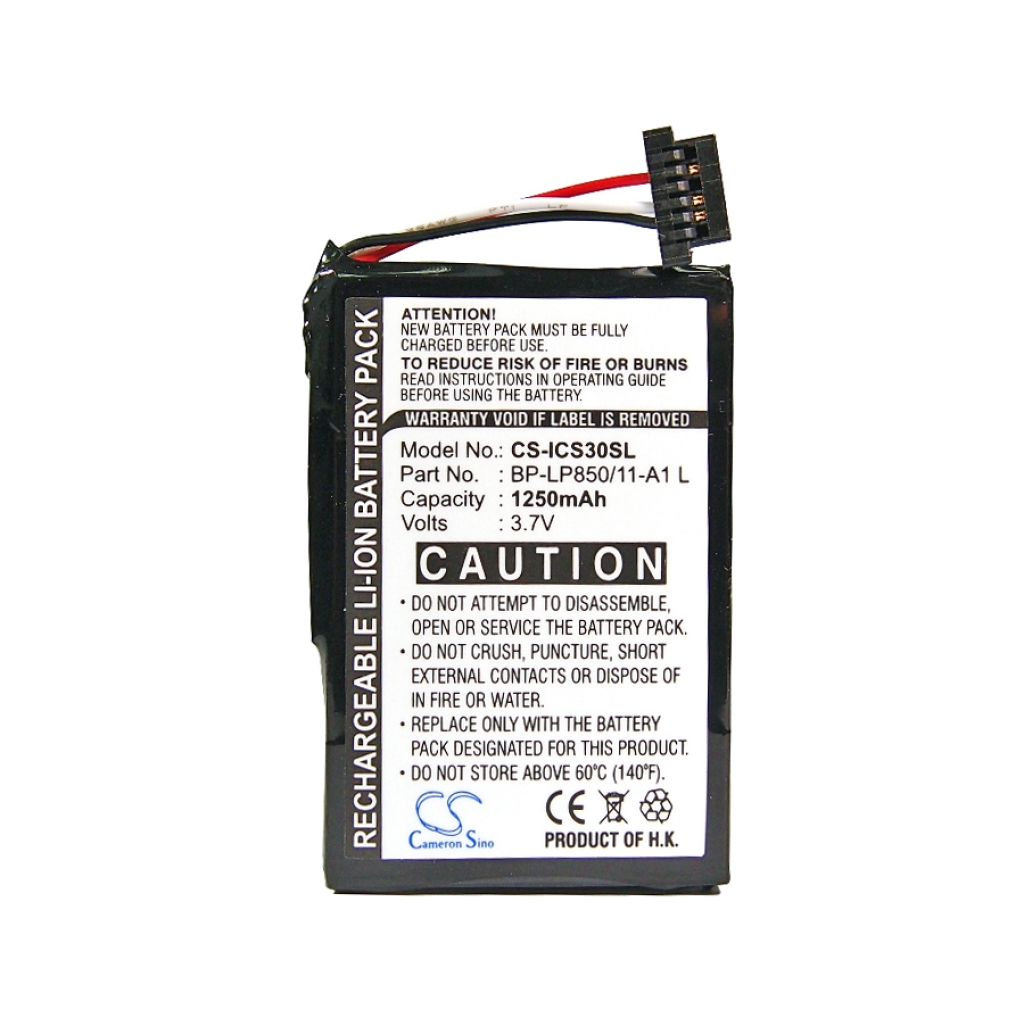 Batterijen GPS, Navigator Batterij CS-ICS30SL