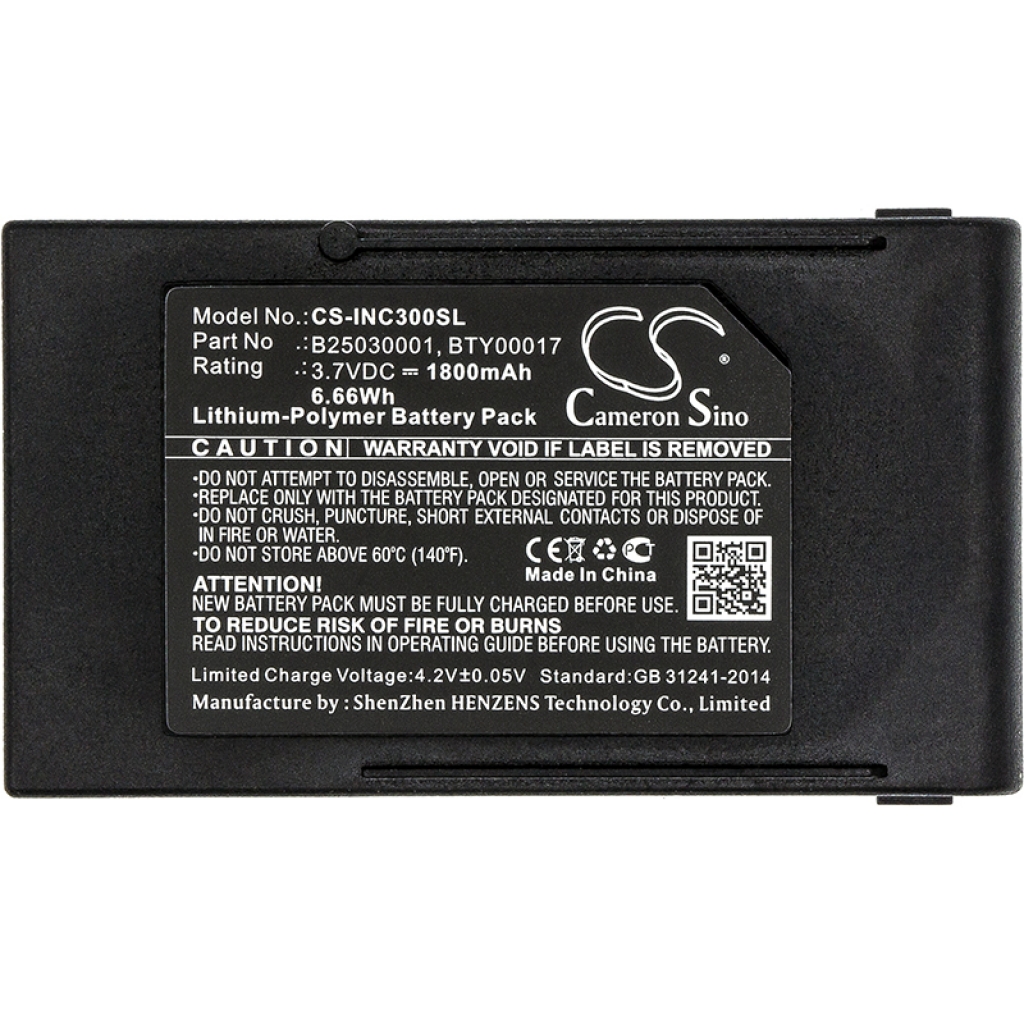 Batterijen Vervangt B25030001