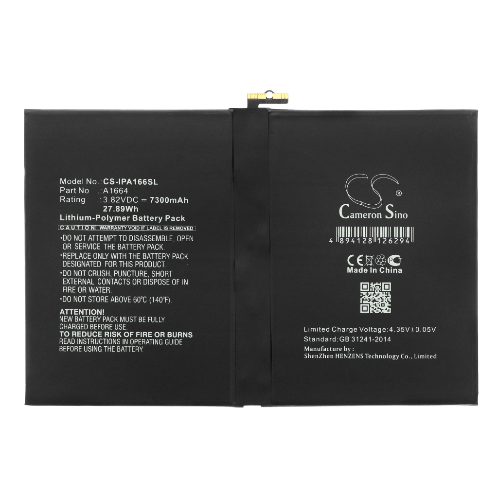 Tablet batterijen Apple CS-IPA166SL