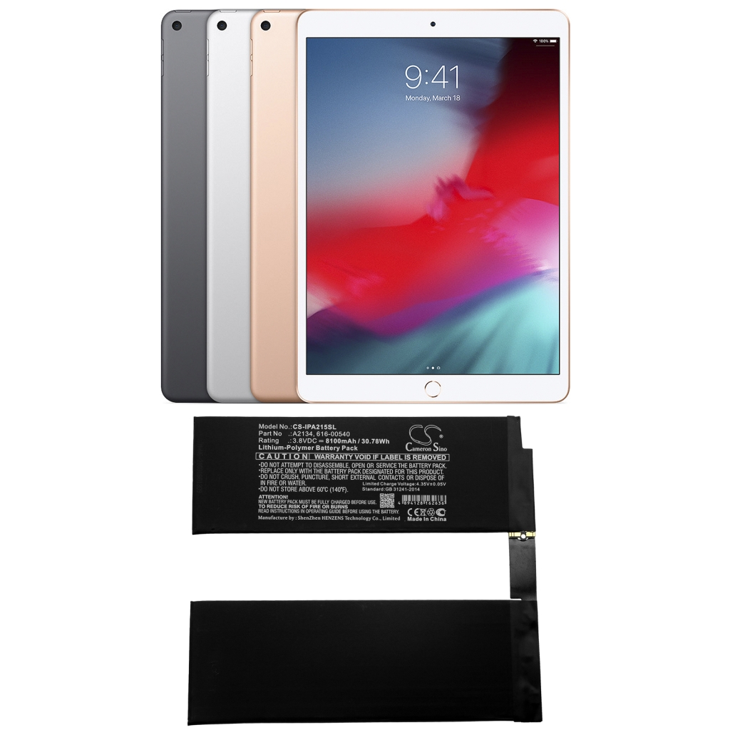 Tablet batterijen Apple CS-IPA215SL