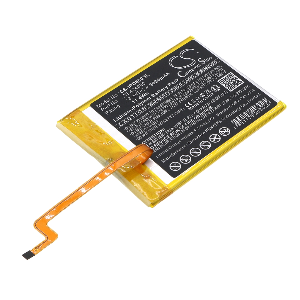 Batterij voor MP3, MP4, PMP Apple CS-IPD650SL