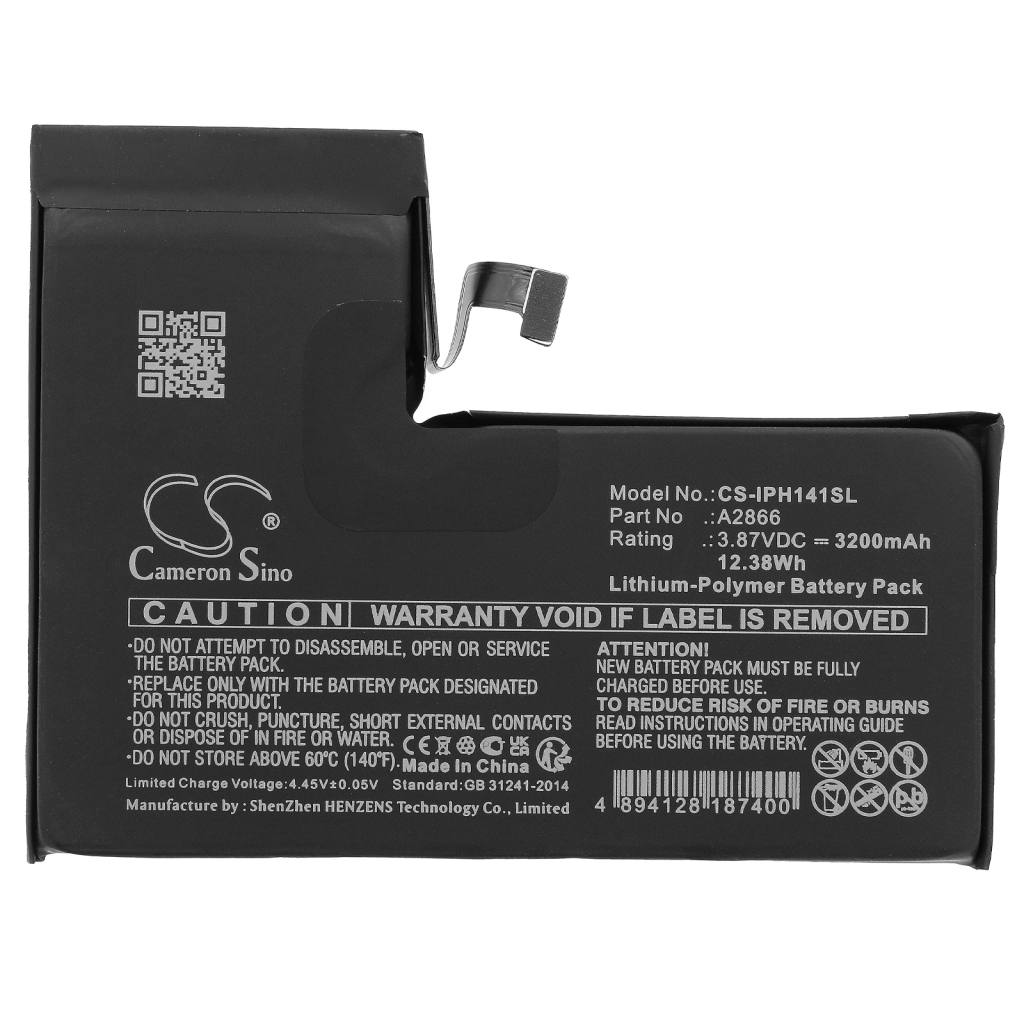 Batterij voor mobiele telefoon Apple CS-IPH141SL