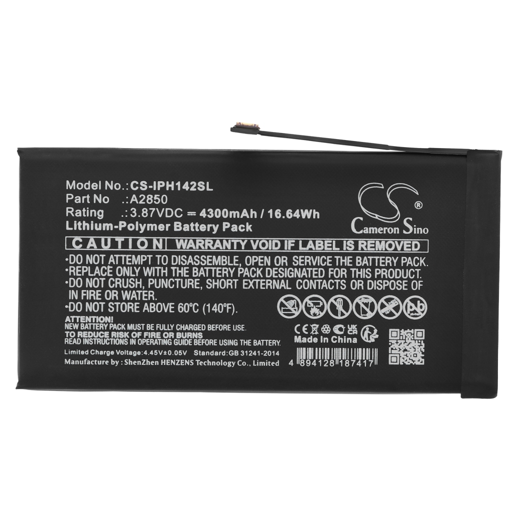 Batterij voor mobiele telefoon Apple CS-IPH142SL