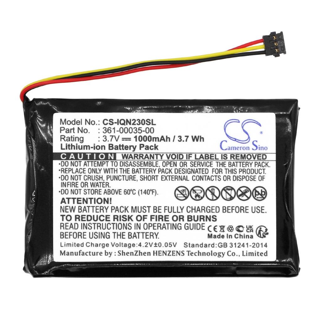 GPS, Navigator Batterij Garmin CS-IQN230SL