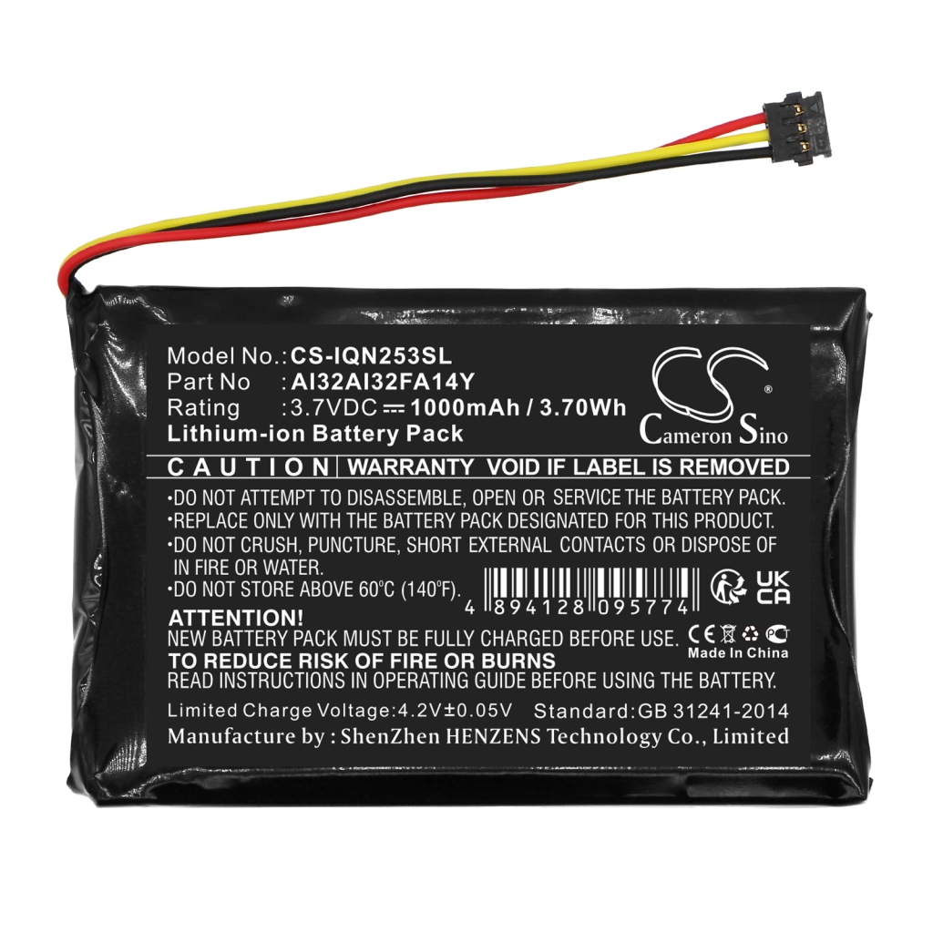 GPS, Navigator Batterij Garmin CS-IQN253SL