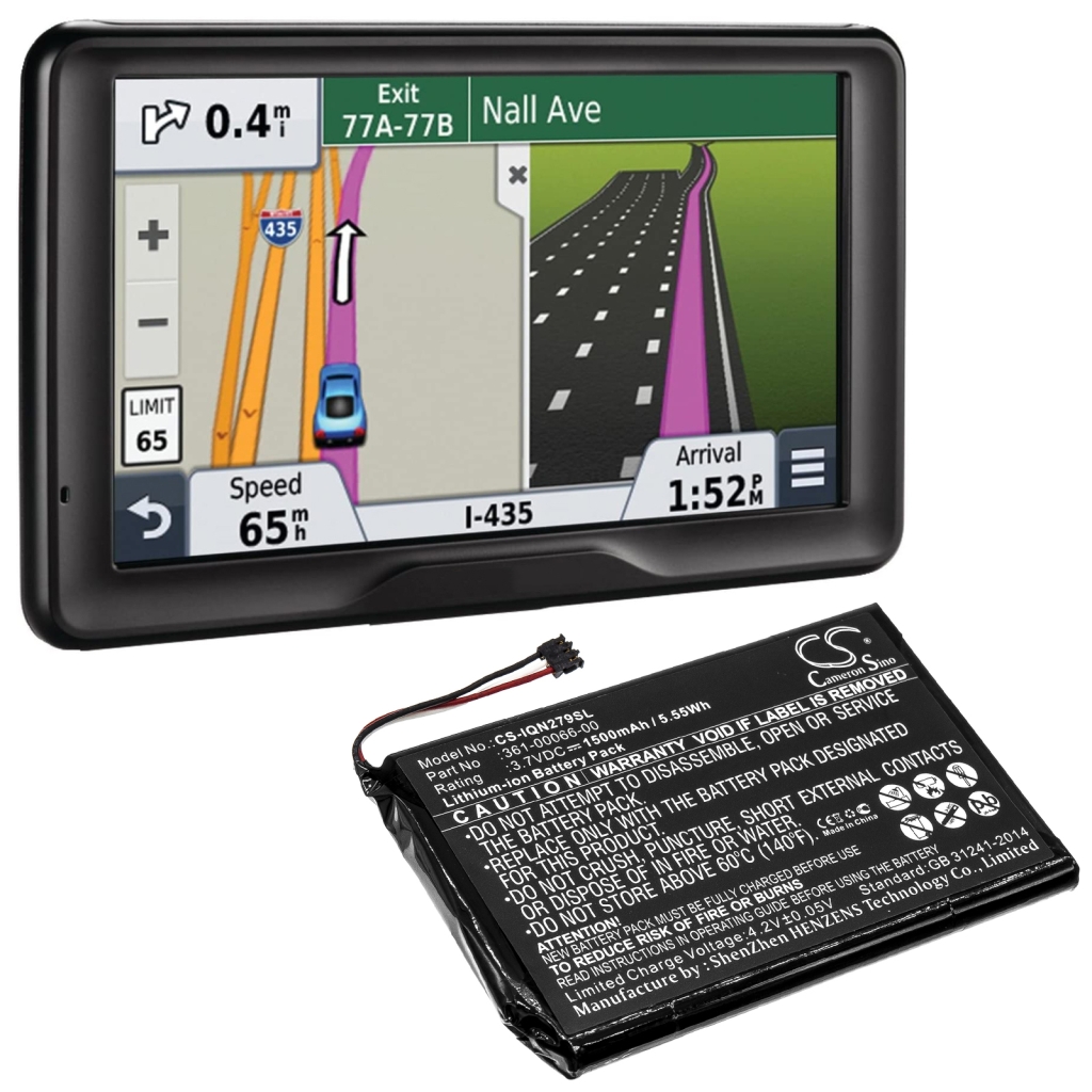 GPS, Navigator Batterij Garmin CS-IQN279SL